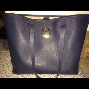 Michael Kors Navy Tote Bag